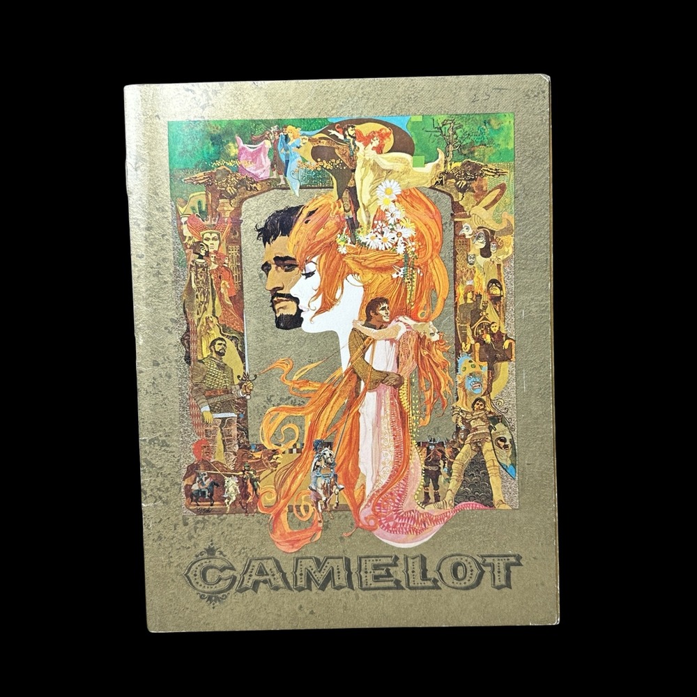 Vintage 1967 Camelot Movie Souvenir Program Richard Harris Vanessa Redgrave